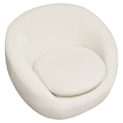 Celine Velvet Swivel Accent Chair – top view – Lusso Furniture Miami