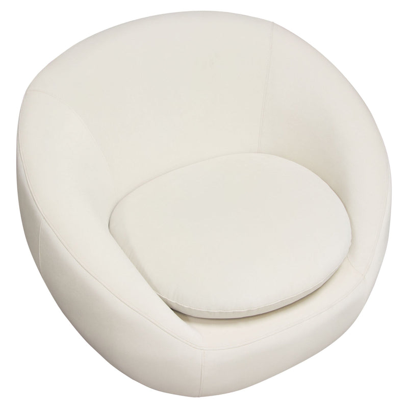 Celine Velvet Swivel Accent Chair-zoom-