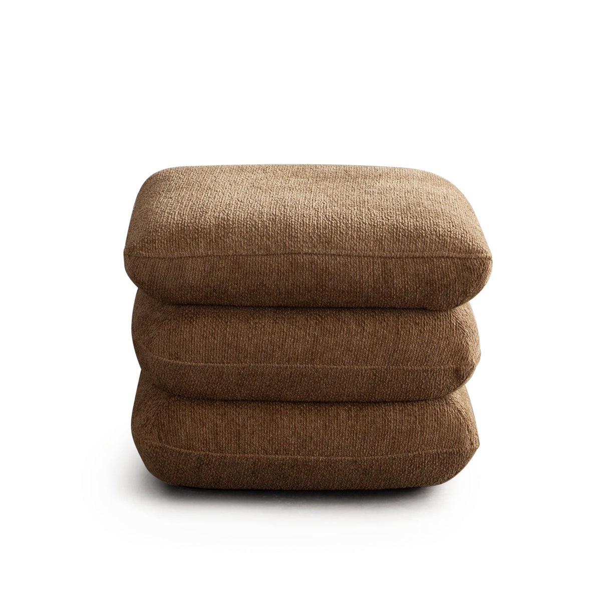 Code Three Tiered Cushion Ottoman – angle view – Lusso Furniture Miami