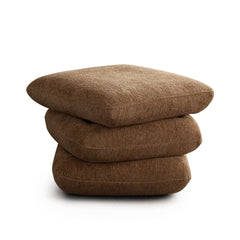 Code Three Tiered Cushion Ottoman – side view – Lusso Furniture Miami