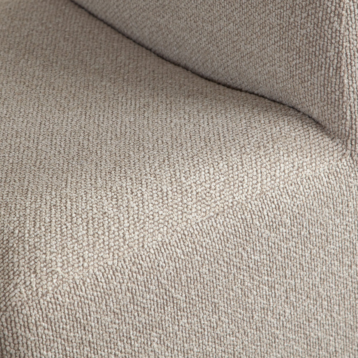 Coral Armless Upholstered Dining Chair – top view – Lusso Furniture Miami