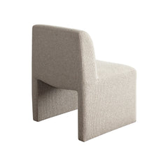 Coral Armless Upholstered Dining Chair – detail – Lusso Furniture Miami