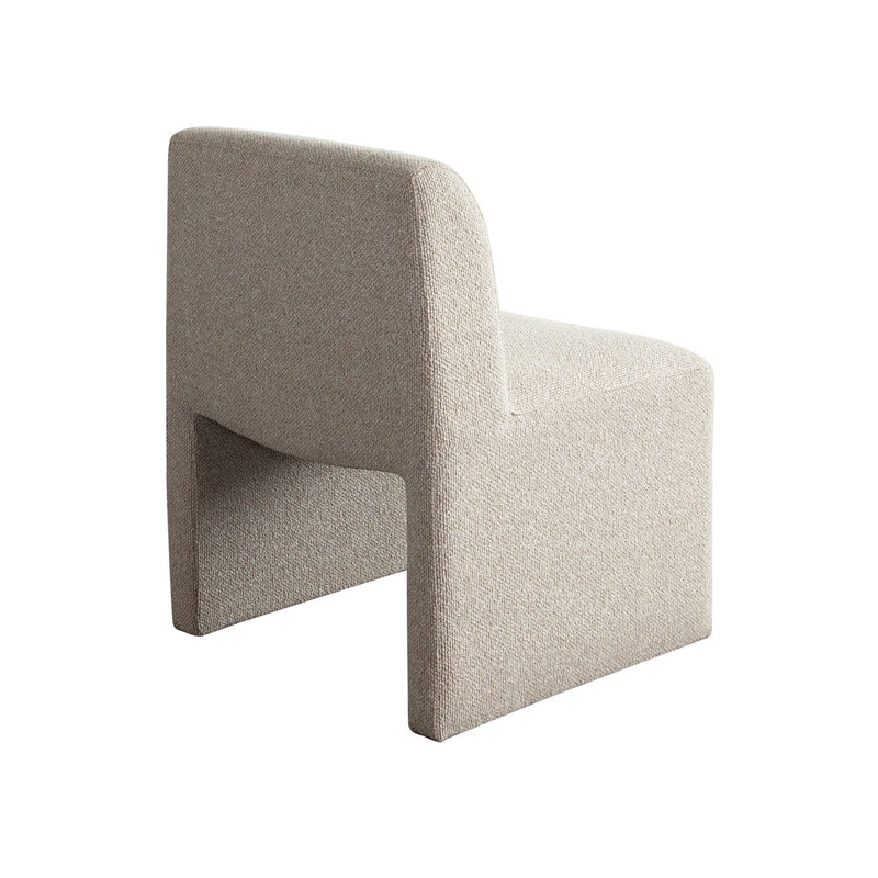 Coral Armless Upholstered Dining Chair-zoom-