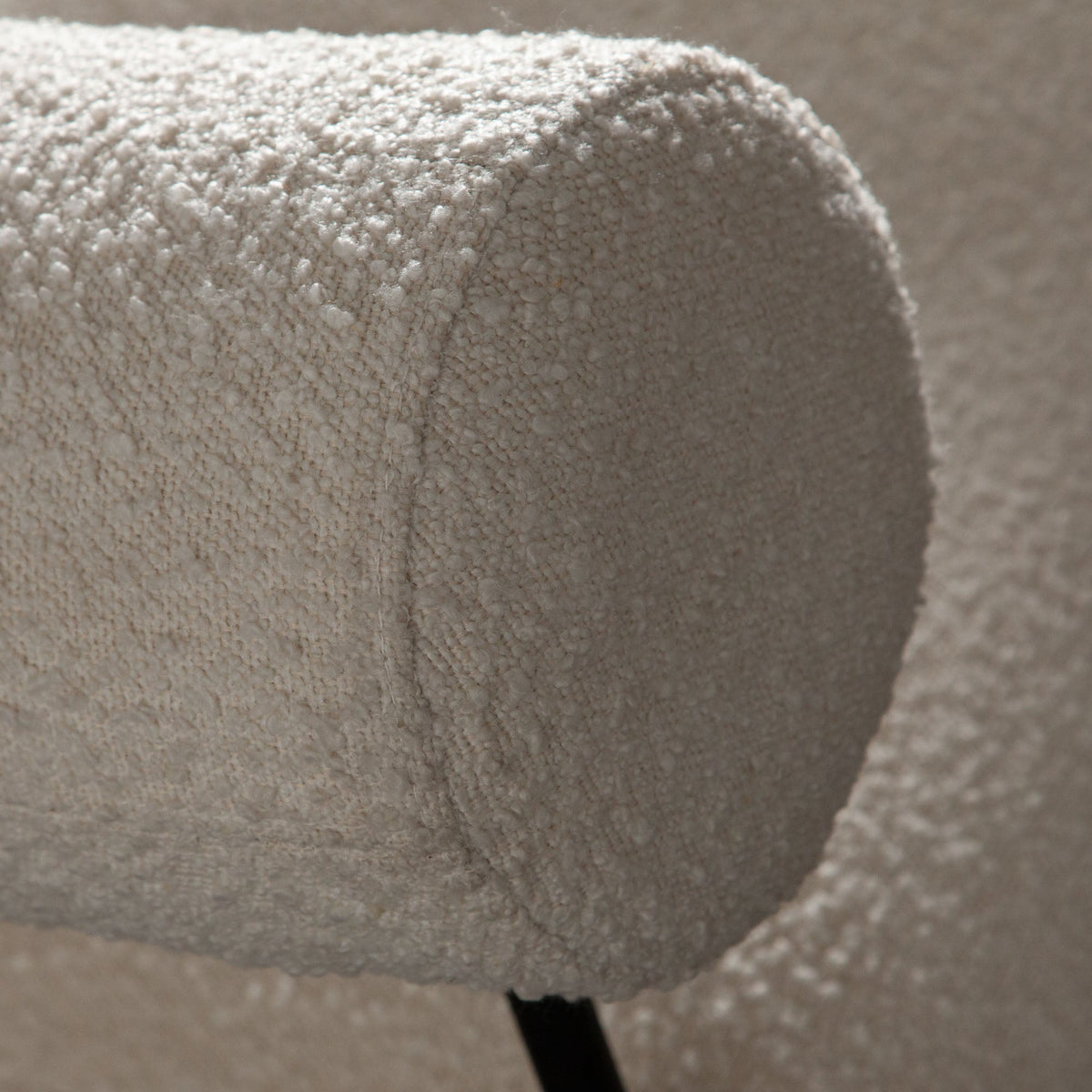 District Boucle Accent Chair – back view – Lusso Furniture Miami