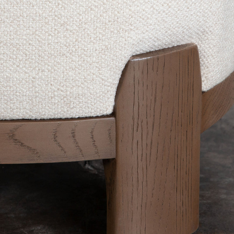Dove Curved Armless Accent Chair-zoom-
