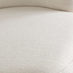 Dove Curved Armless Accent Chair – back view – Lusso Furniture Miami