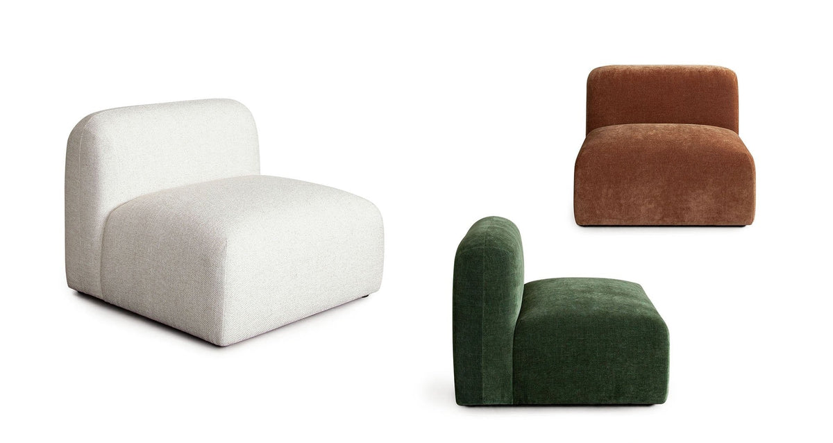 Echo Modular Sectional Sofa – angle view – Lusso Furniture Miami