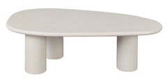 Echo Kidney Shaped Coffee Table – angle view – Lusso Furniture Miami