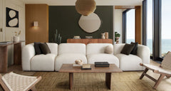 Echo Modular Sectional Sofa – room setting – Lusso Furniture Miami