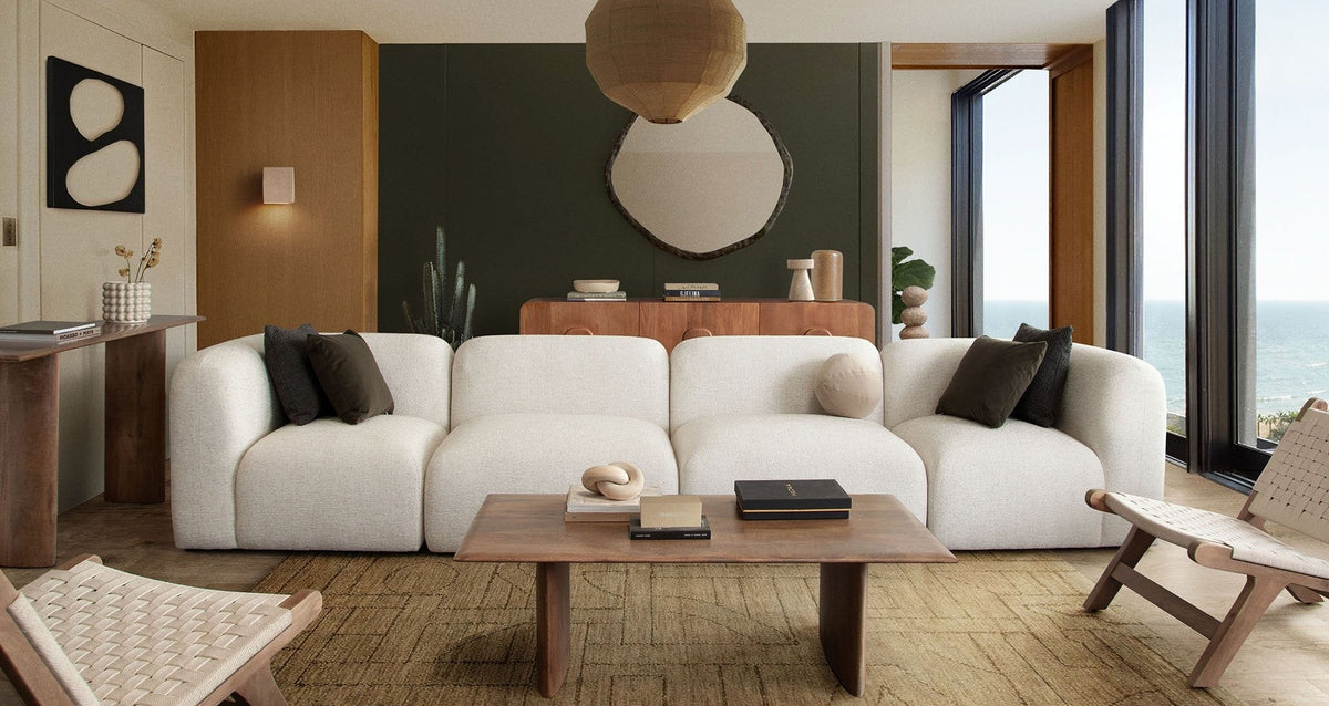 Echo Modular Sectional Sofa – room setting – Lusso Furniture Miami