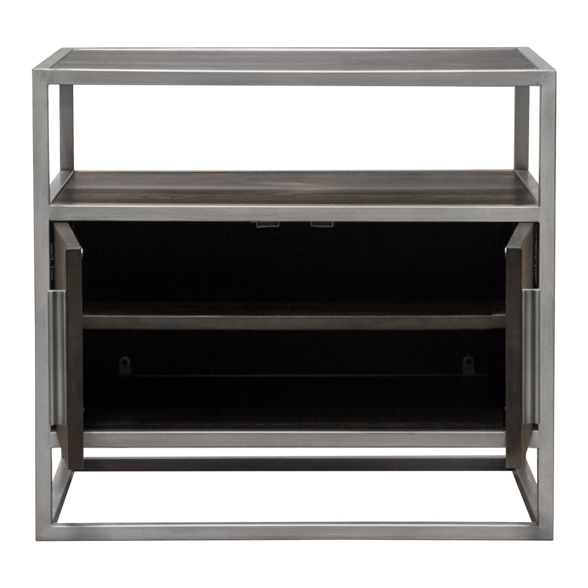 Empire Two Door Storage End Table – finish detail – Lusso Furniture Miami