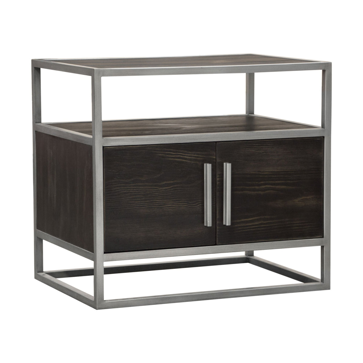 Empire Two Door Storage End Table – view 11 – Lusso Furniture Miami