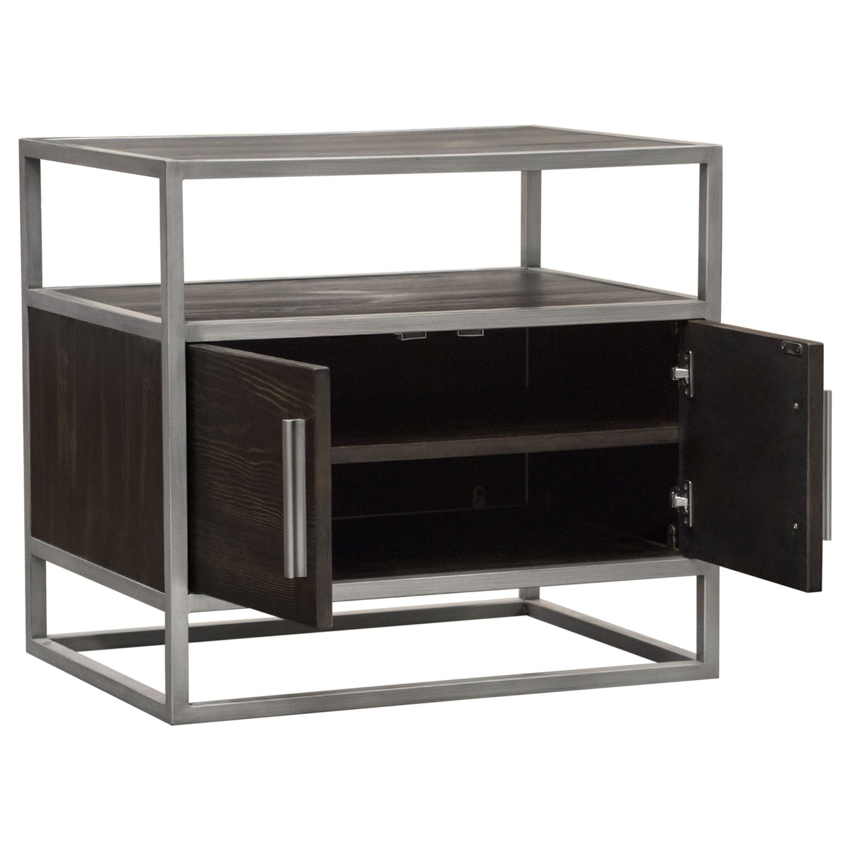 Empire Two Door Storage End Table – view 12 – Lusso Furniture Miami