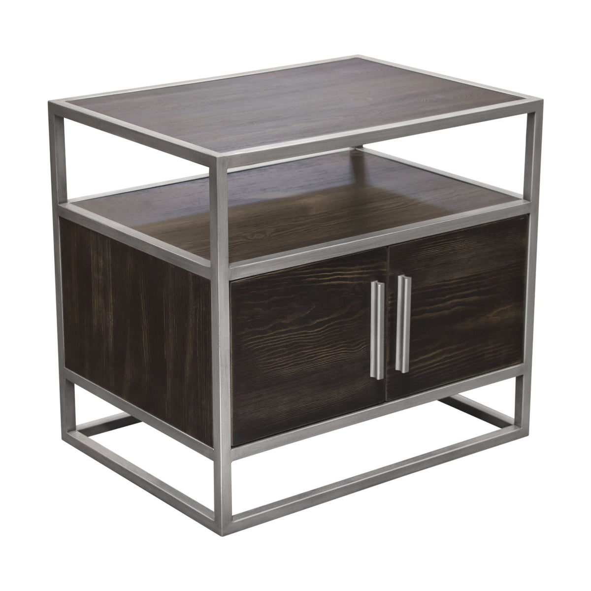 Empire Two Door Storage End Table – view 13 – Lusso Furniture Miami