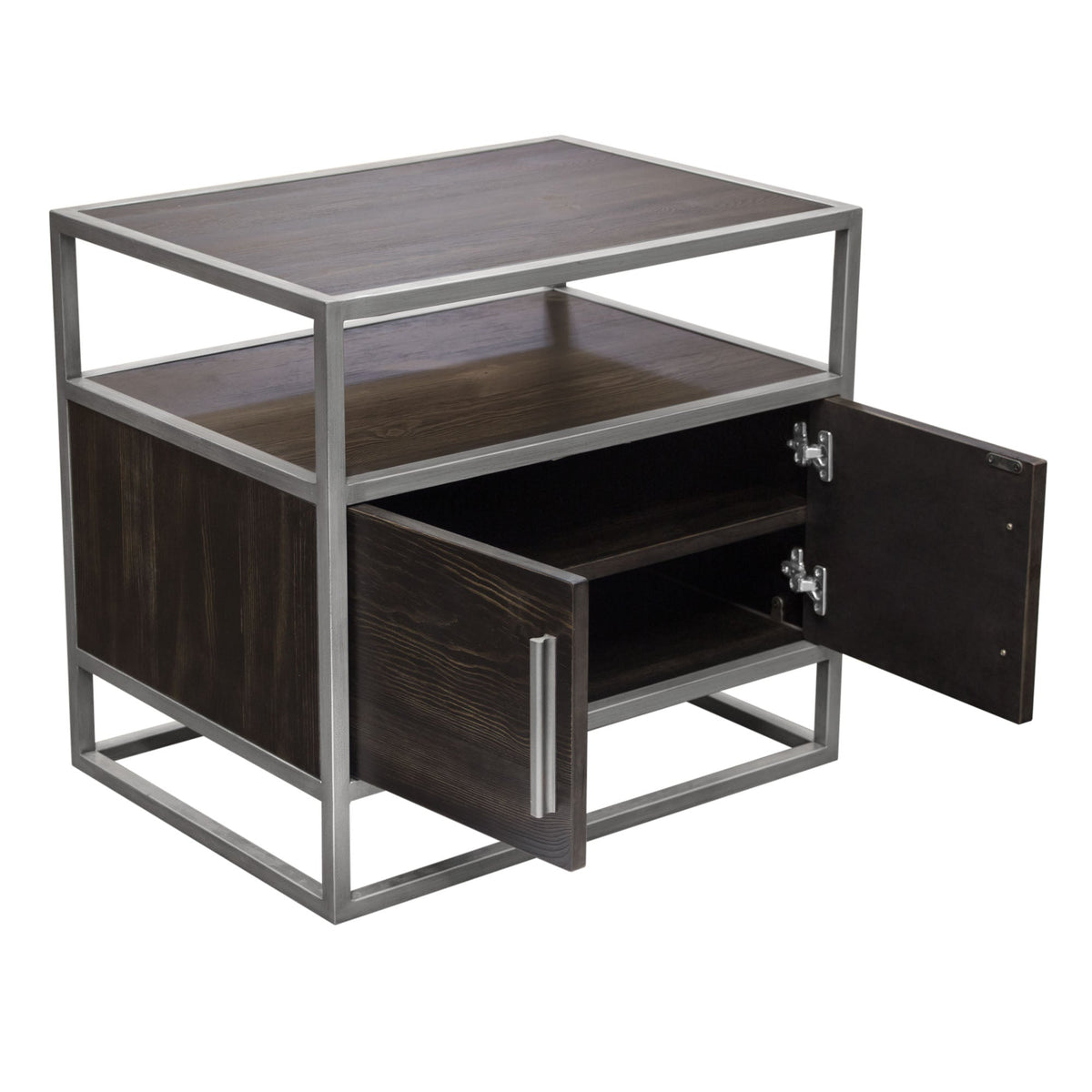 Empire Two Door Storage End Table – view 14 – Lusso Furniture Miami