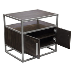 Empire Two Door Storage End Table – view 14 – Lusso Furniture Miami