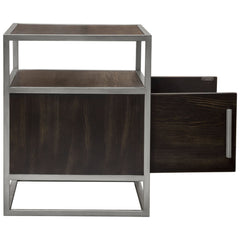 Empire Two Door Storage End Table – view 16 – Lusso Furniture Miami