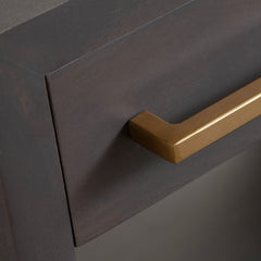 Encore Mango Wood End Table – top view – Lusso Furniture Miami