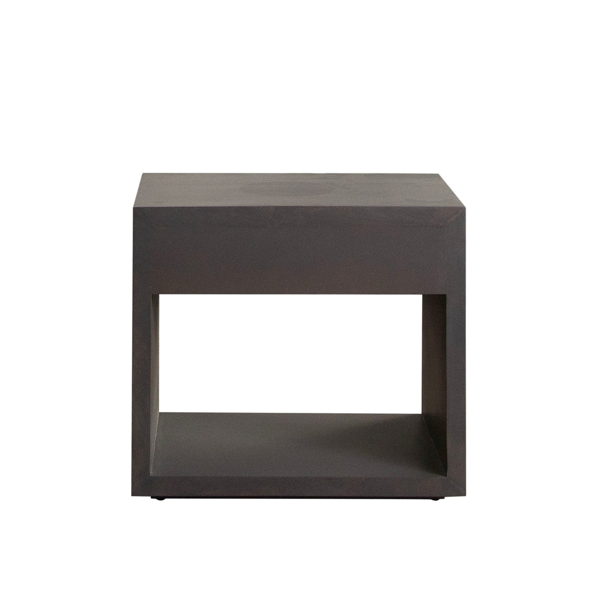 Encore Mango Wood End Table – back view – Lusso Furniture Miami