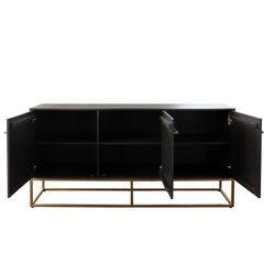 Encore Mango Wood Sideboard – angle view – Lusso Furniture Miami