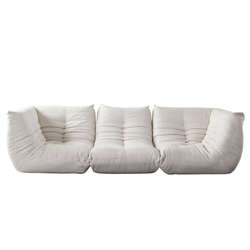Ezra Pleated Floor Modular Sofa-zoom-