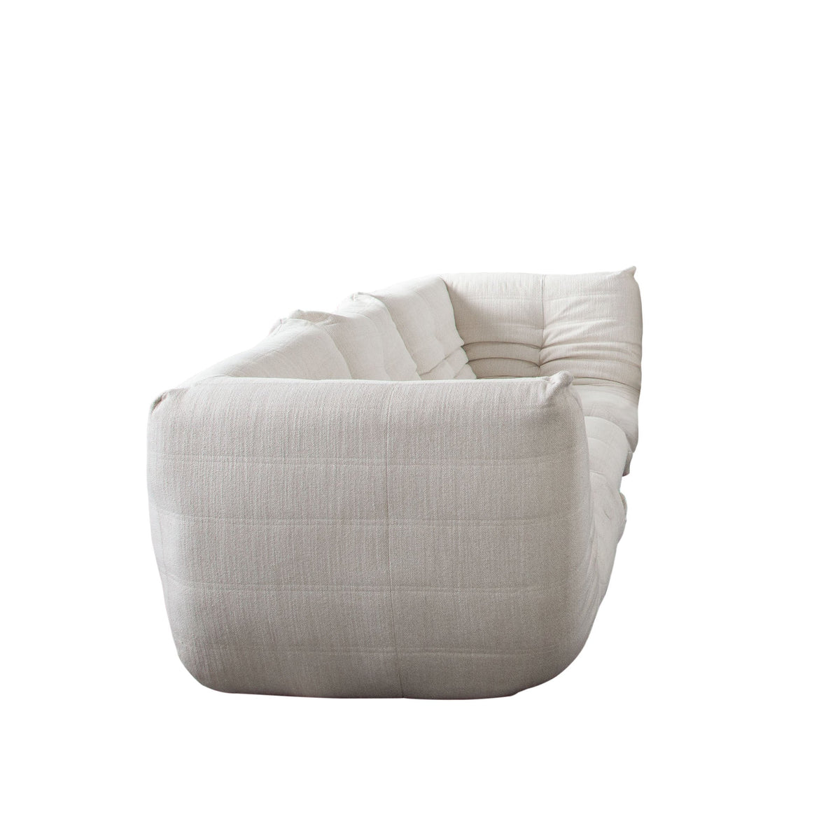 Ezra Pleated Floor Modular Sofa – view 19 – Lusso Furniture Miami