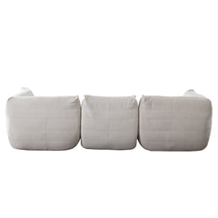 Ezra Pleated Floor Modular Sofa – view 20 – Lusso Furniture Miami