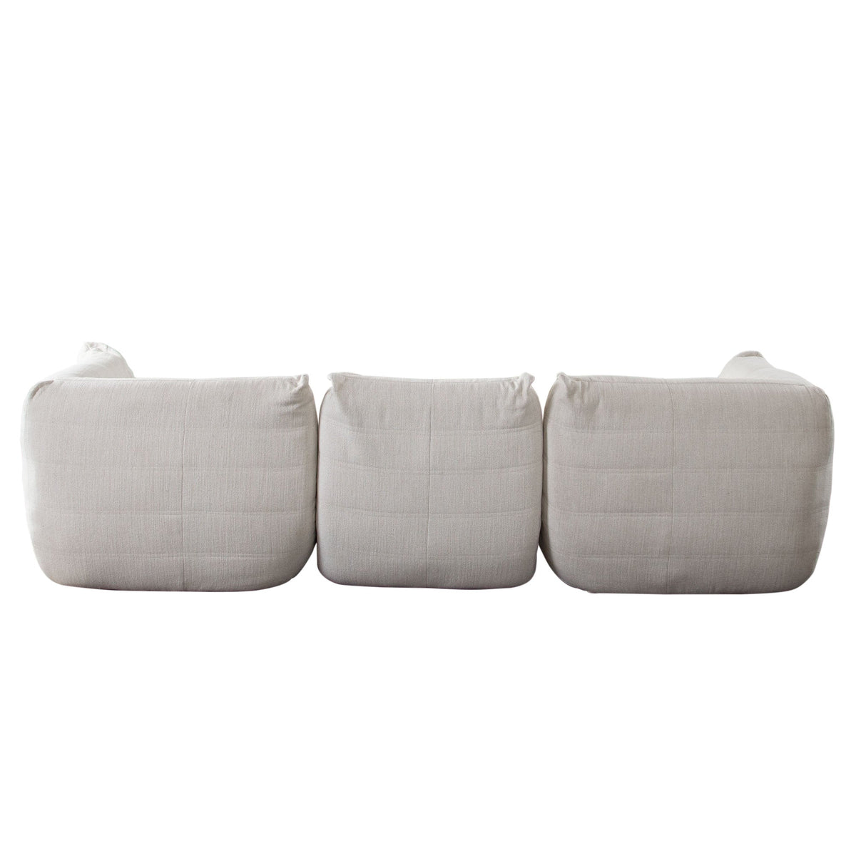 Ezra Pleated Floor Modular Sofa – view 20 – Lusso Furniture Miami