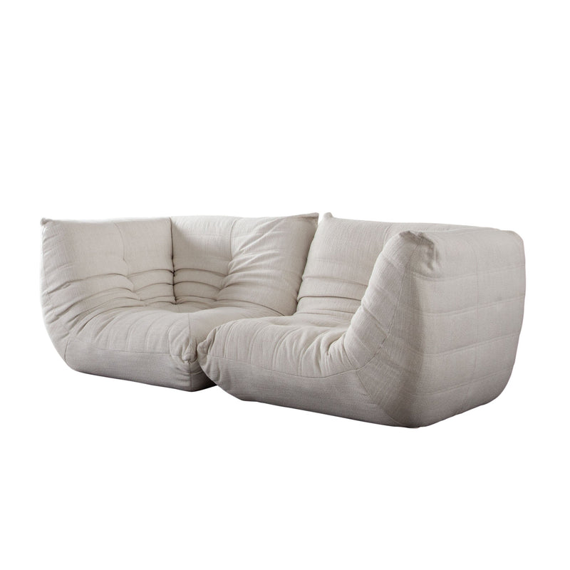 Ezra Pleated Floor Modular Sofa-zoom-