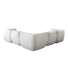 Ezra Pleated Floor Modular Sofa – view 27 – Lusso Furniture Miami