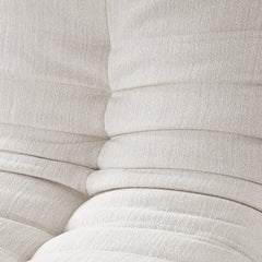 Ezra Pleated Floor Modular Sofa – back view – Lusso Furniture Miami