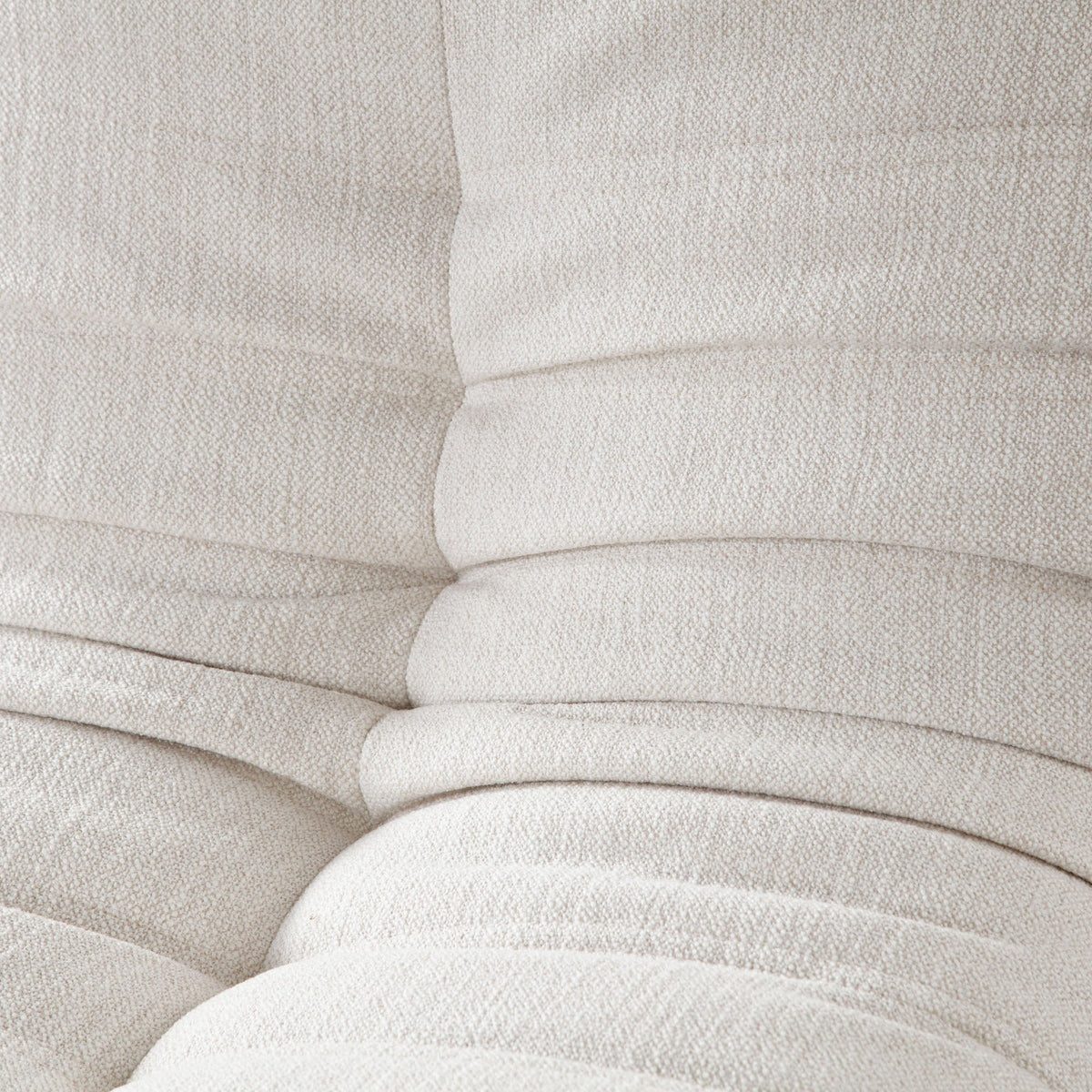 Ezra Pleated Floor Modular Sofa – back view – Lusso Furniture Miami