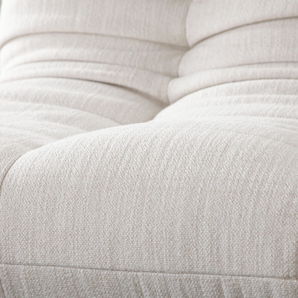 Ezra Pleated Floor Modular Sofa – close-up – Lusso Furniture Miami