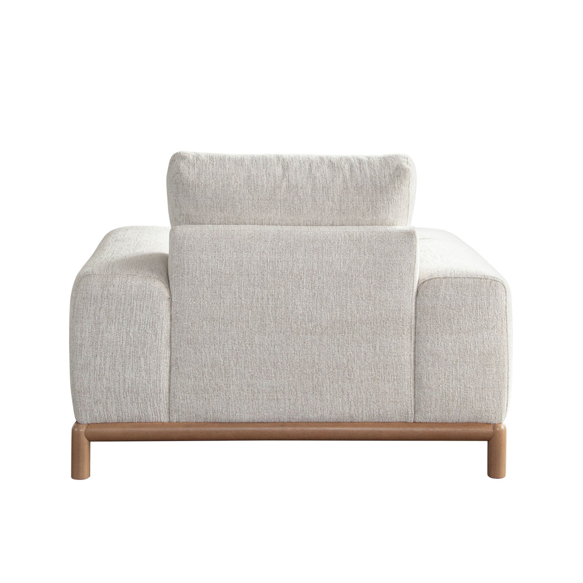 Fallon Square Arm Accent Chair – detail – Lusso Furniture Miami