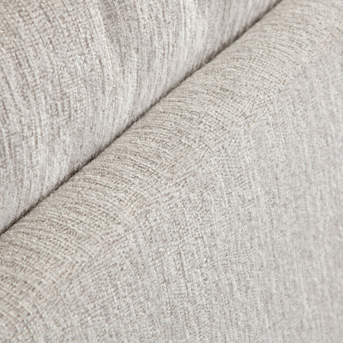 Fallon Wood Trim Fabric Sofa – close-up – Lusso Furniture Miami