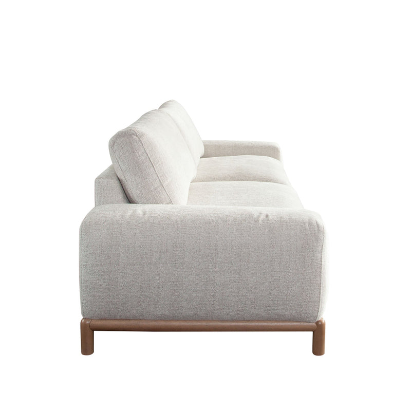 Fallon Wood Trim Fabric Sofa-zoom-