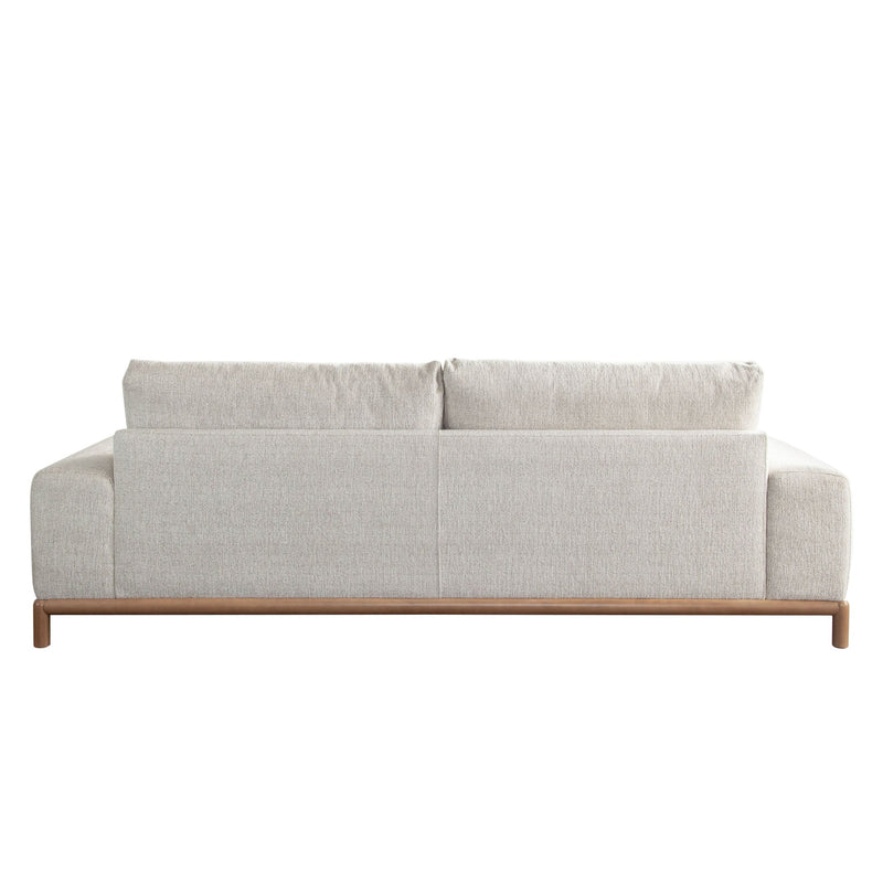 Fallon Wood Trim Fabric Sofa-zoom-