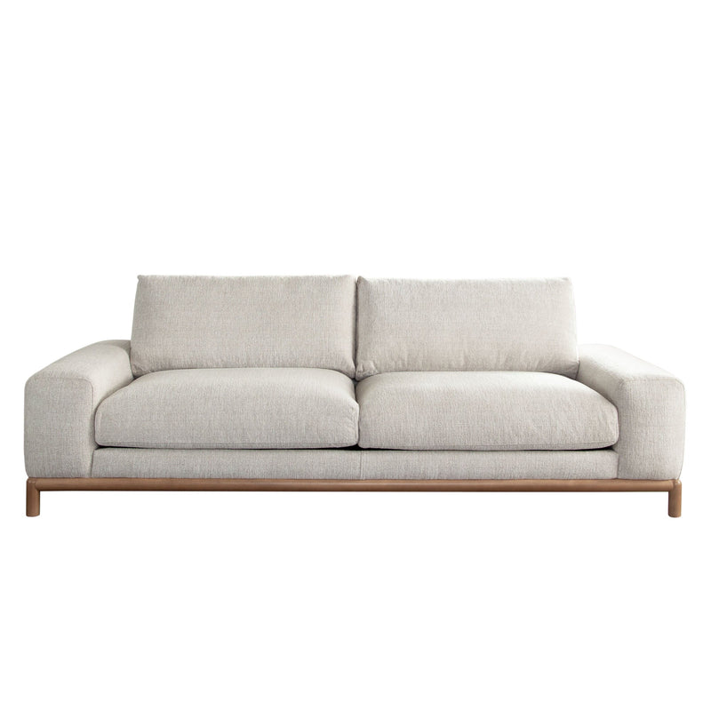 Fallon Wood Trim Fabric Sofa-zoom-