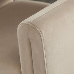 Flynn Performance Velvet Dining Chair – top view – Lusso Furniture Miami