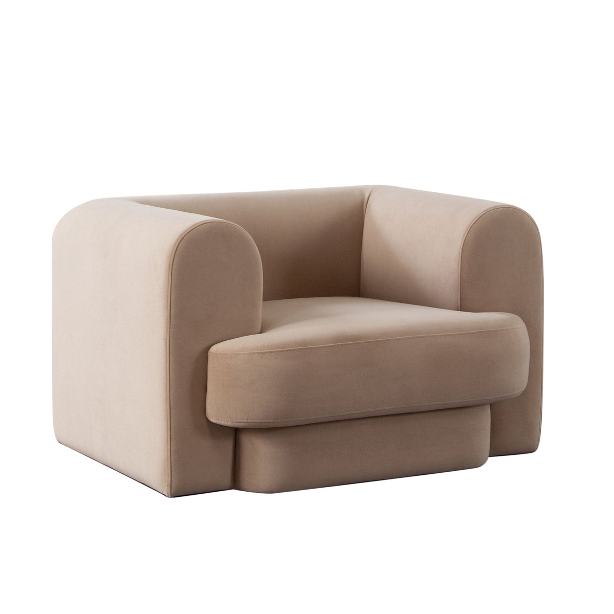 Form Oversized Accent Chair – angle view – Lusso Furniture Miami