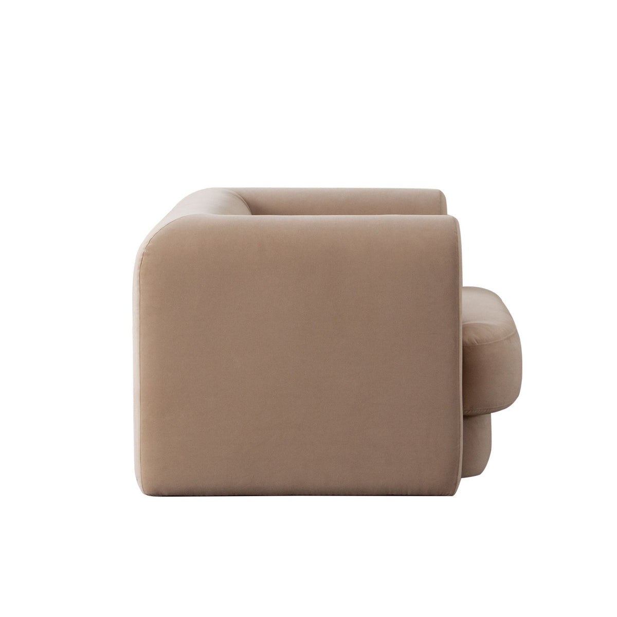 Form Oversized Accent Chair – side view – Lusso Furniture Miami