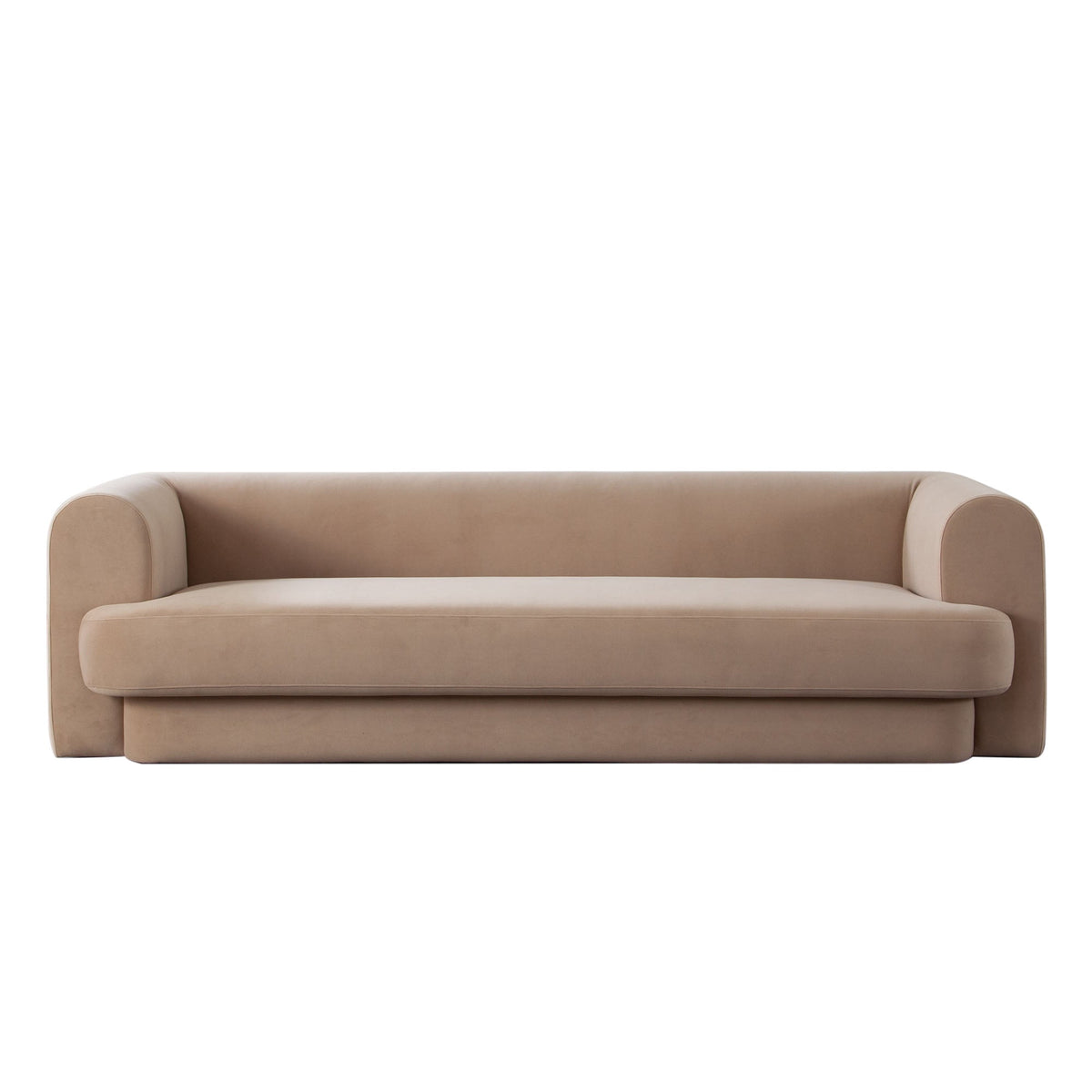 Form Modern Fabric Sofa – angle view – Lusso Furniture Miami
