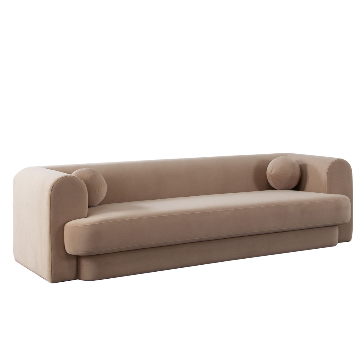 Form Modern Fabric Sofa – side view – Lusso Furniture Miami
