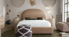 Fox Arched Upholstered Bed – detail – Lusso Furniture Miami
