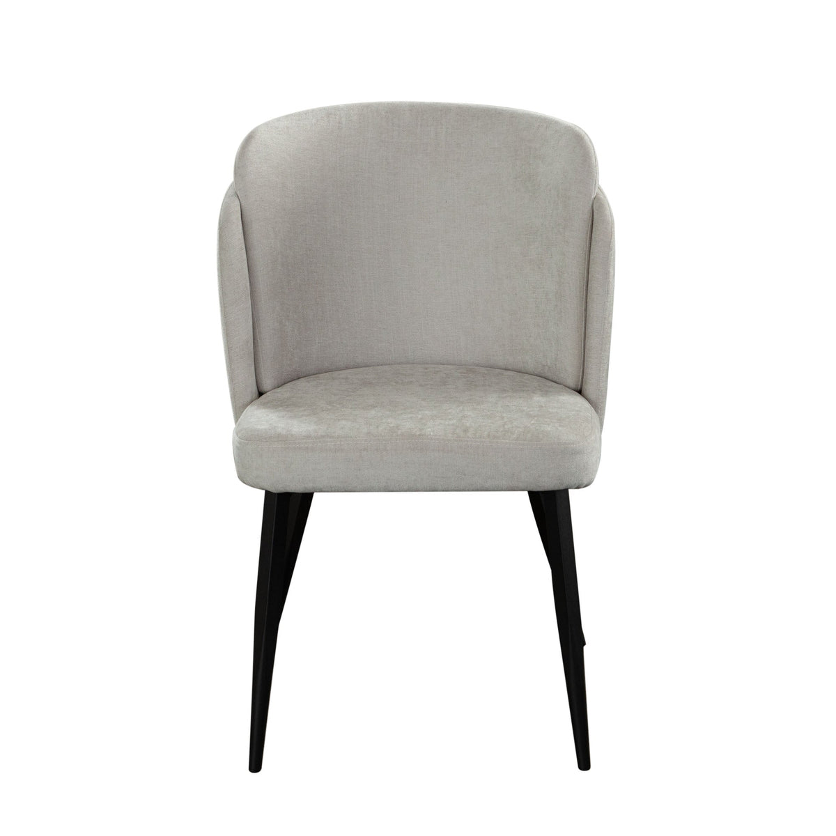 Grace Upholstered Dining Chair Set – angle view – Lusso Furniture Miami