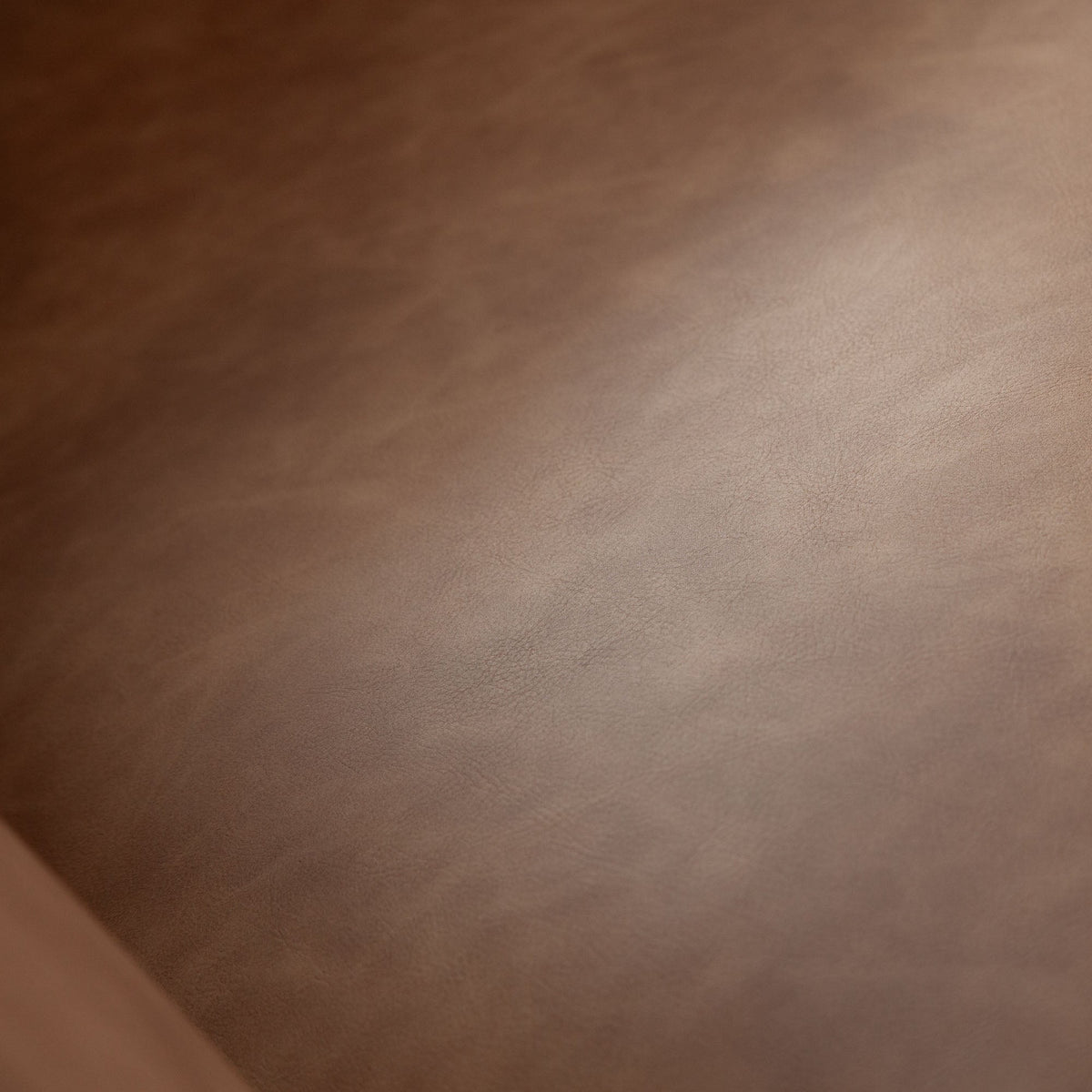 Hyde Saddle Brown Leatherette Sofa – top view – Lusso Furniture Miami