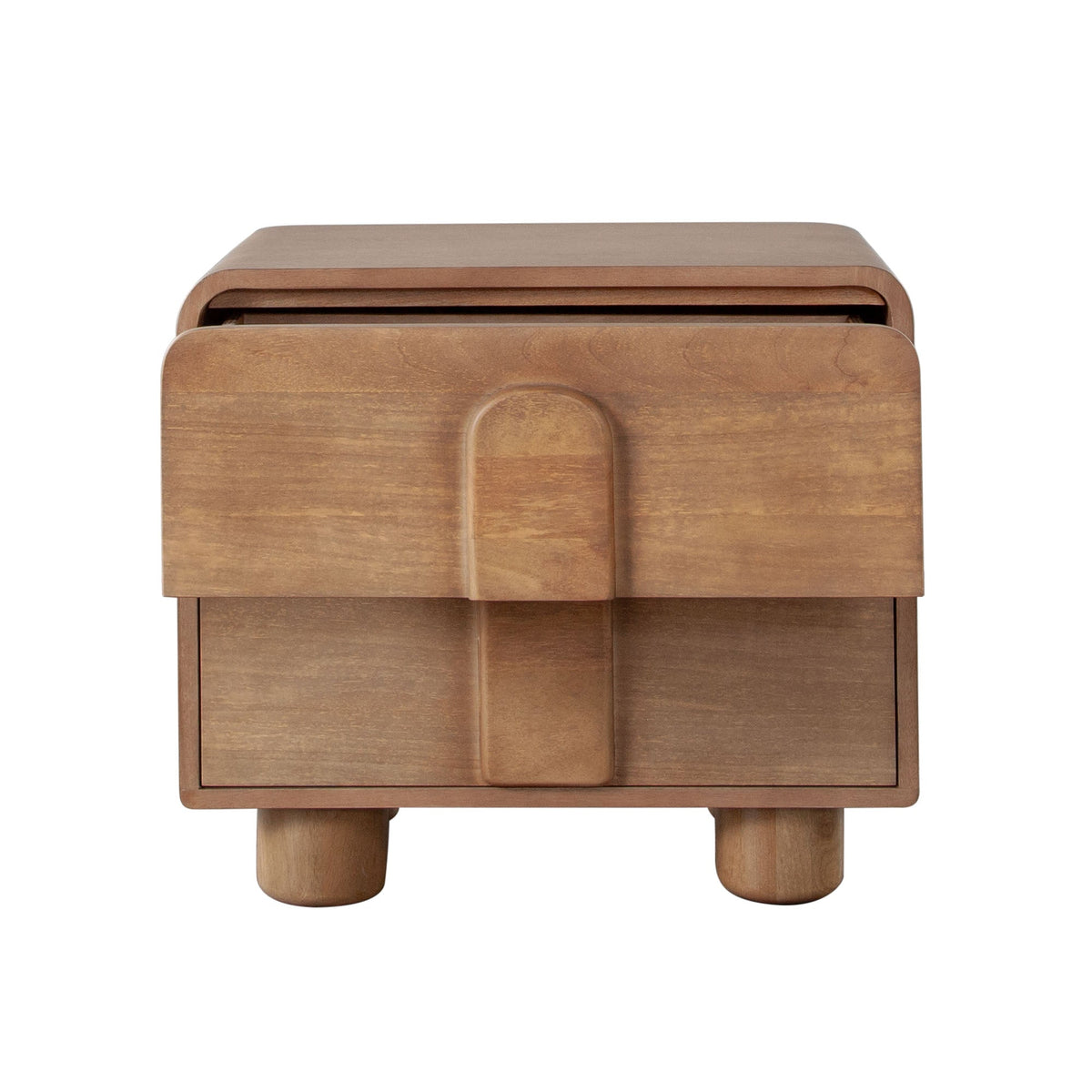 Indigo Solid Wood Nightstand – angle view – Lusso Furniture Miami