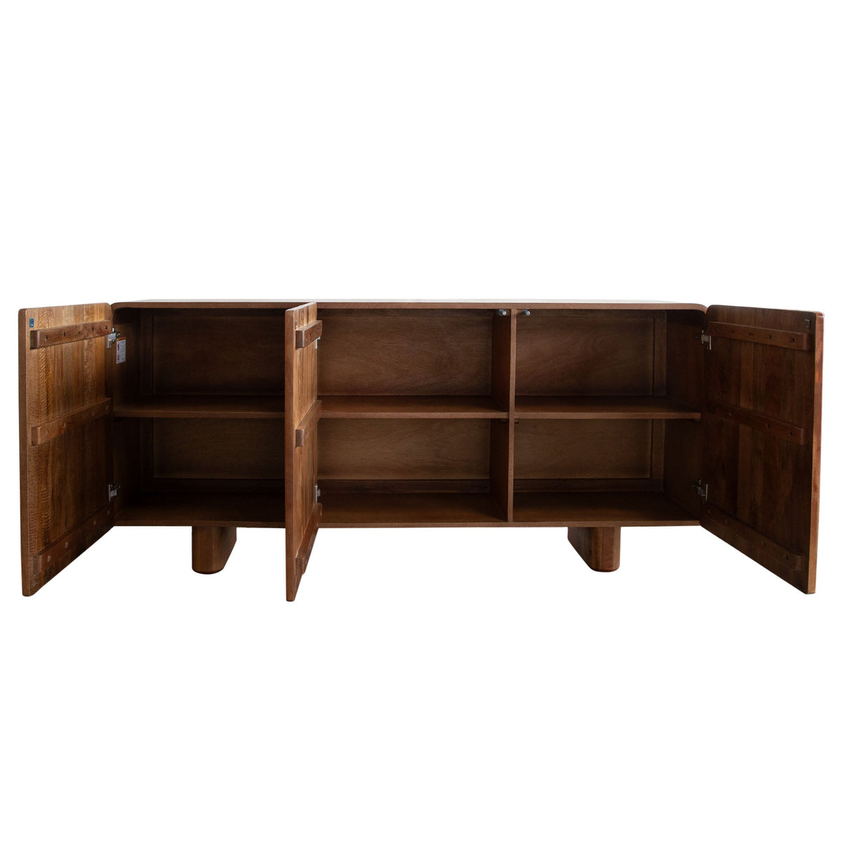 Indigo Solid Wood Sideboard – angle view – Lusso Furniture Miami