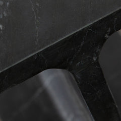 Iris Genuine Marble End Table – detail – Lusso Furniture Miami