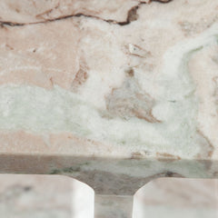 Iris Genuine Marble End Table – view 11 – Lusso Furniture Miami
